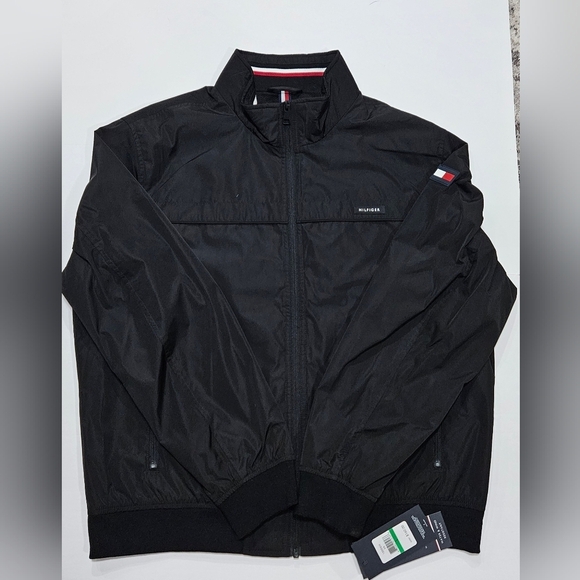 NWT Tommy Hilfiger Men's Legacy Water and Wind Resistant  Bomber Jacket Size L - Picture 3 of 11